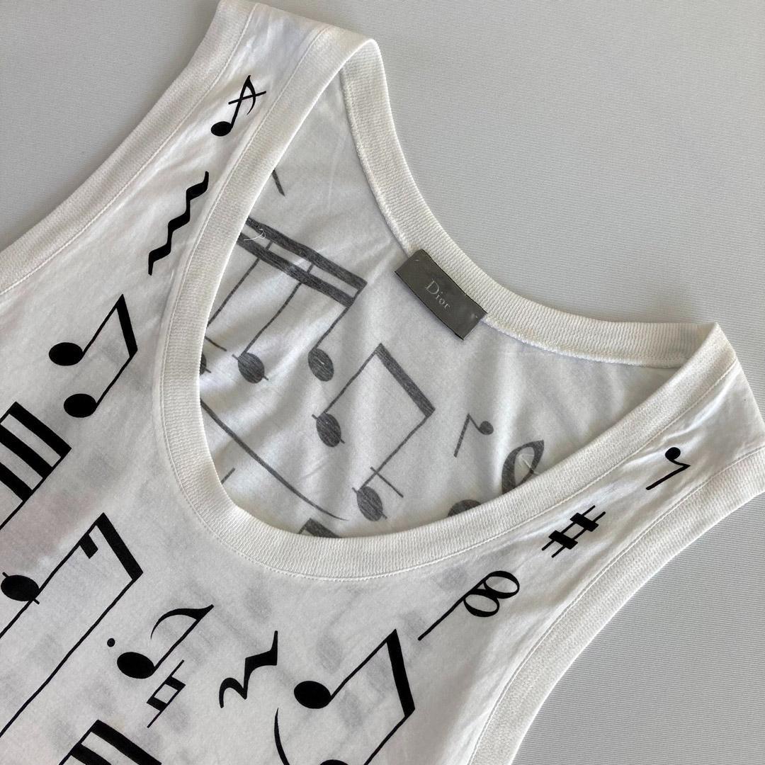 Dior Homme ディオールオム 音符タンクトップ エディ期