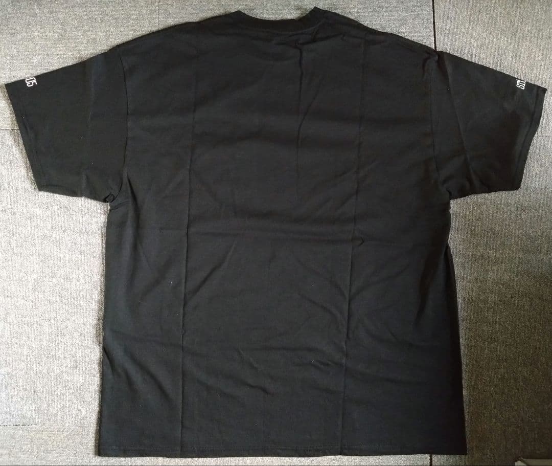 未使用★STUSSY Tシャツ XL 25周年 黒白 ストックロゴ