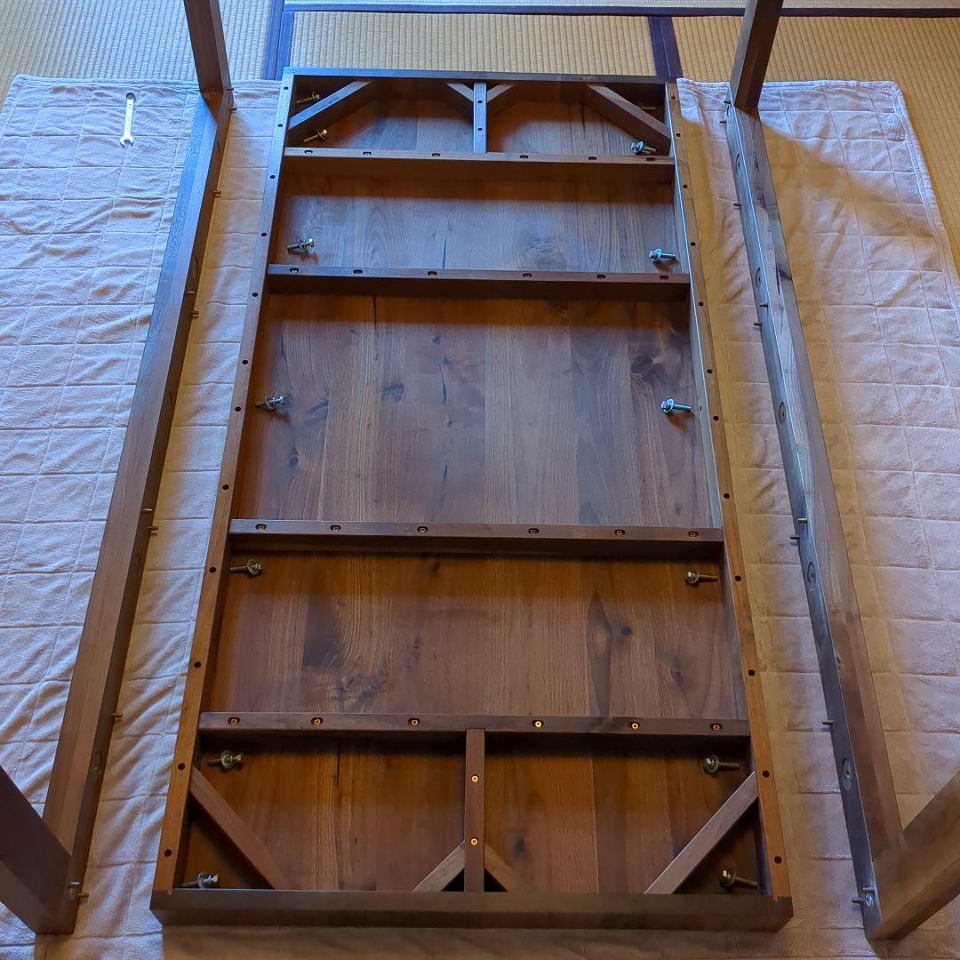 良品　国産　大川家具　HIRASHIMA CARAMELLA　ダイニングテーブル