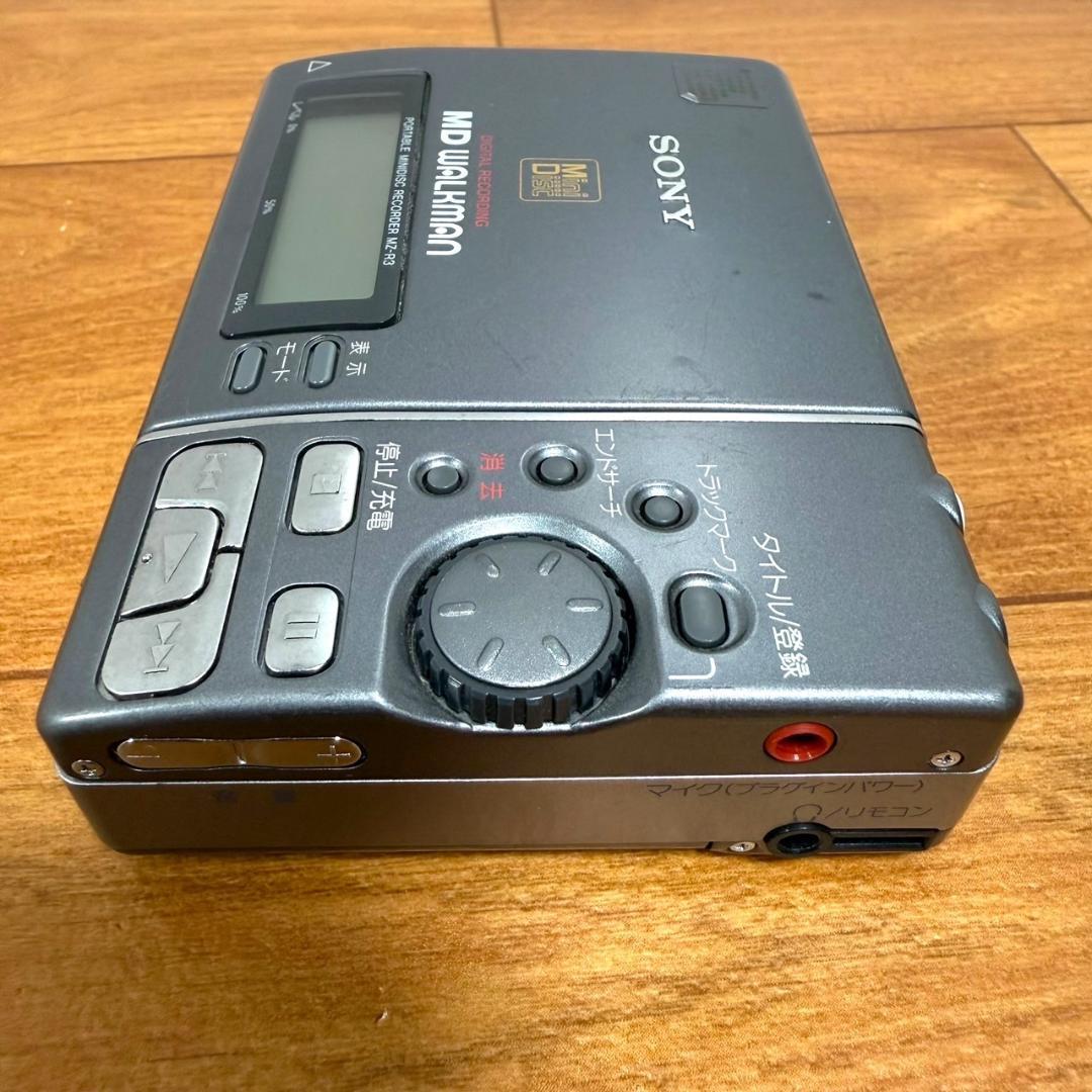 B ☆再生OK ソニー MZ-R3 MDウォークマン ポータブルMDプレーヤー