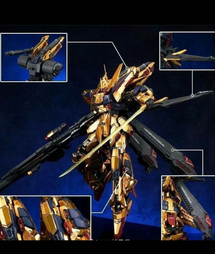 神馬模型　1/100 黄金武士 ダイキャスト　海外製　フルアーマー百式改タイプ