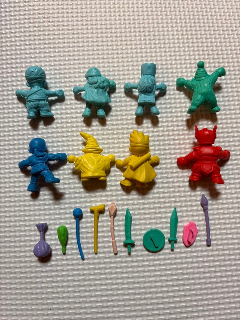 昭和レトロ 消しゴム ドラクエ 3 コレクションフィギュア キン消し フルコンプ