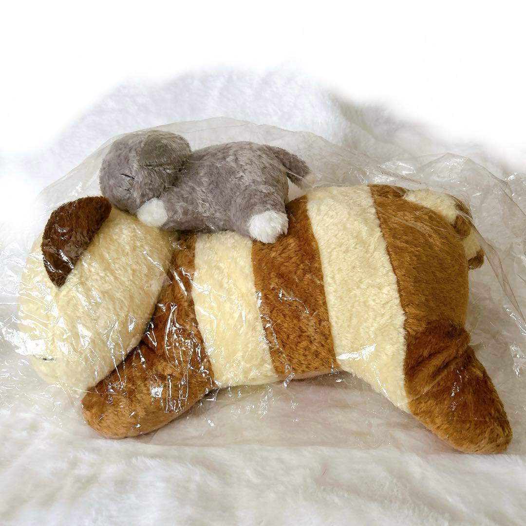 大きい！ねむっこにゃーご　ダイカットペアクッション