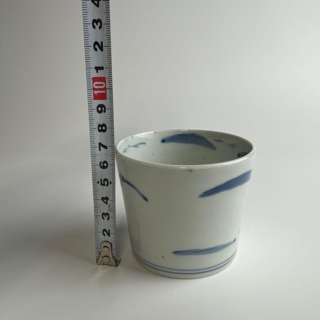 古伊万里 染付 そば猪口 伊万里 酒器 酒盃 盃 ぐい呑 蕎麦 猪口