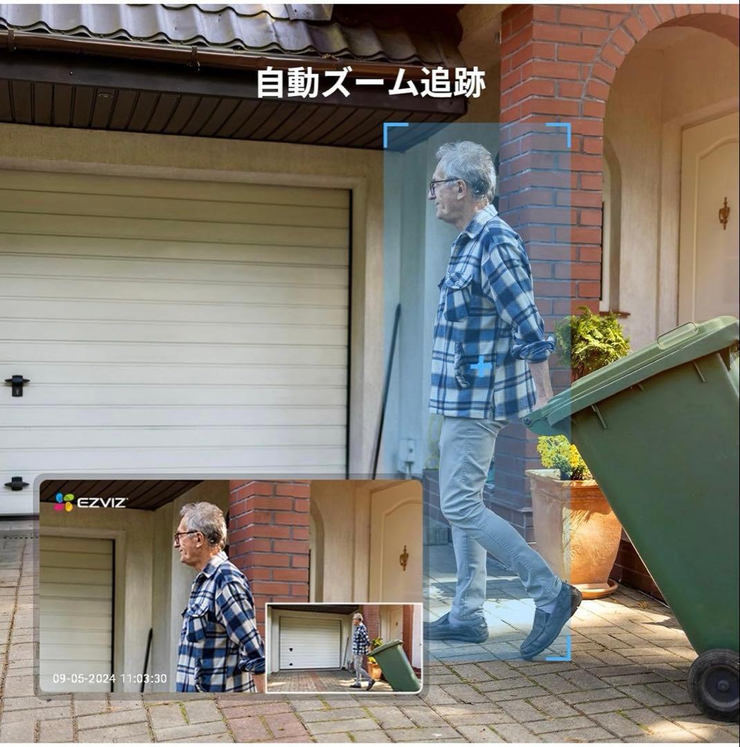 EZVIZ HIKVISION C8c PTZ 監視カメラ　２台