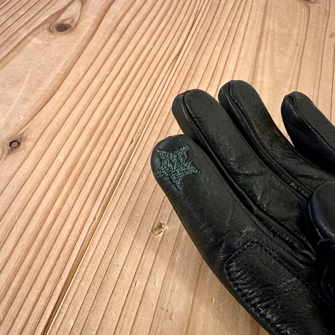 未使用品★Schott（ショット）ジップレザーグローブ（M）
