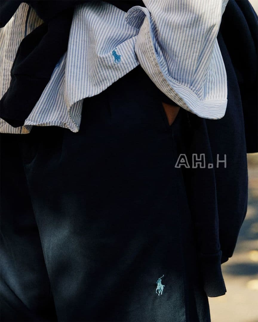 ラルフローレン ビームス別注 THE BIG CHINO ネイビー【膝上ポニー】