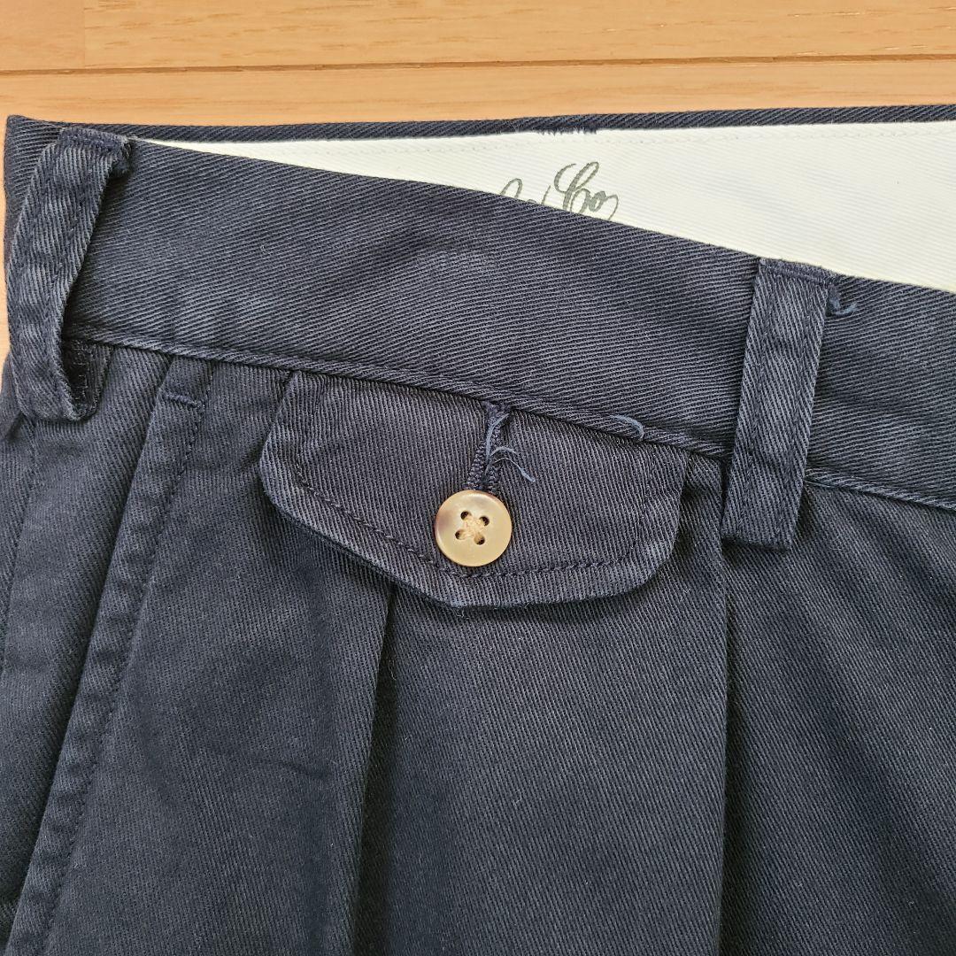 ラルフローレン ビームス別注 THE BIG CHINO ネイビー【膝上ポニー】