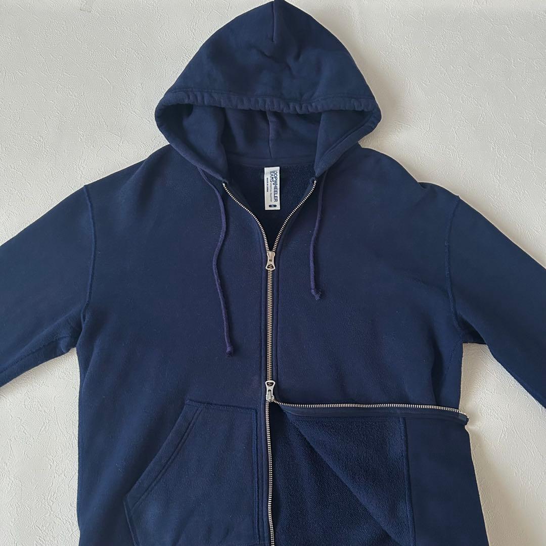 ループウィラー BEAMS別注 吊り編み フルジップパーカー XL 日本製