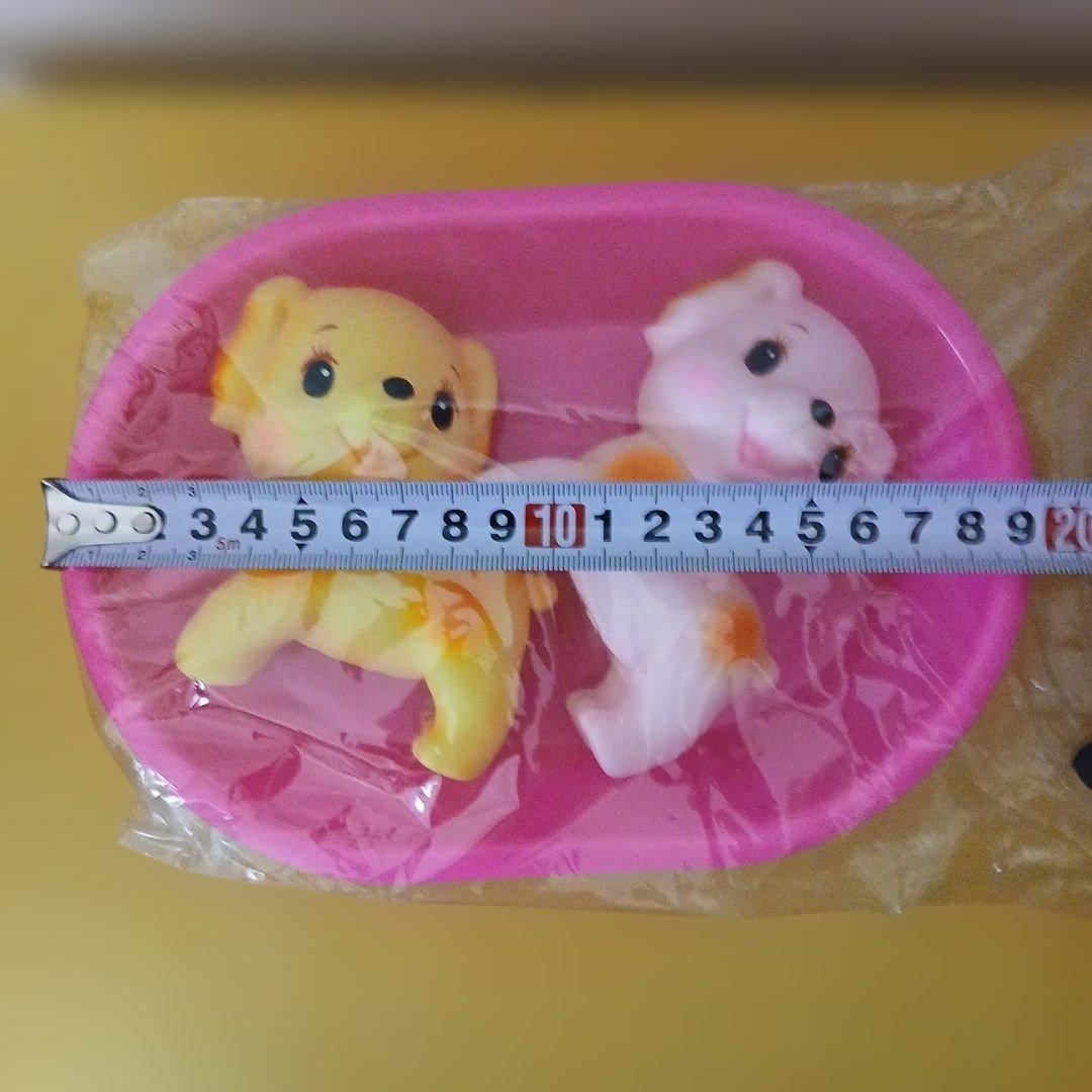 昭和レトロ　わんちゃん　ソフビ　トレー付き　新品未開封