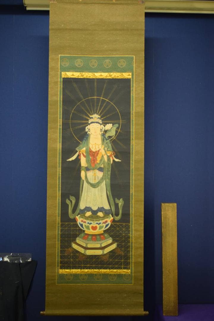 不詳作者不明/観音像図/布袋屋掛軸HE-615