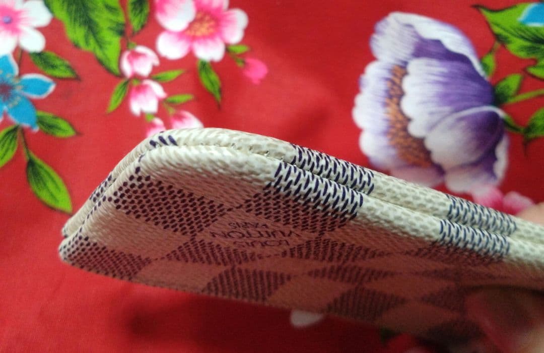 ルイヴィトン LV ポシェット クレ 小銭入れ ケース ダミエアズール