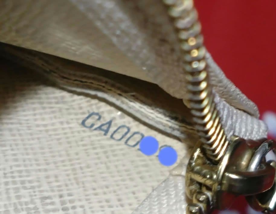 ルイヴィトン LV ポシェット クレ 小銭入れ ケース ダミエアズール