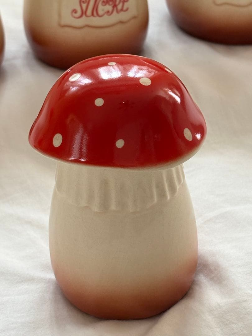 フランスアンティーク きのこ キャニスター 5個セット