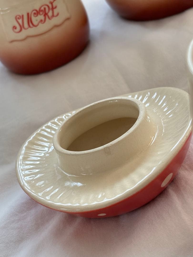 フランスアンティーク きのこ キャニスター 5個セット