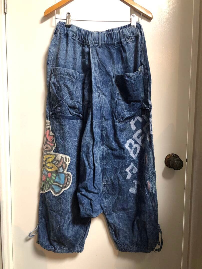 エルロデオ EL RODEO サルエルパンツ ジーンズ おしゃれ アニマル カバ