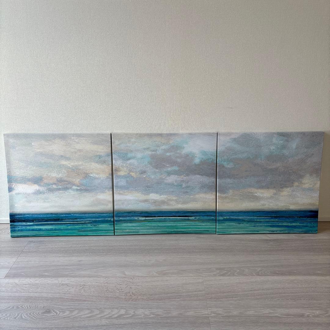 IKEA 廃盤 アートパネル 海