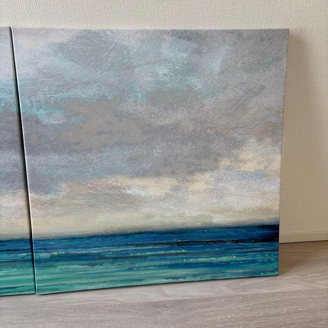 IKEA 廃盤 アートパネル 海