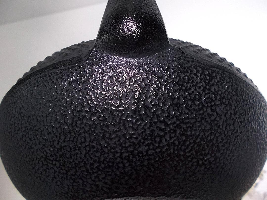 茶道具 未使用 本場盛岡南部鉄瓶 算玉アラレ1.5 霰鉄瓶 ガス/IH対応