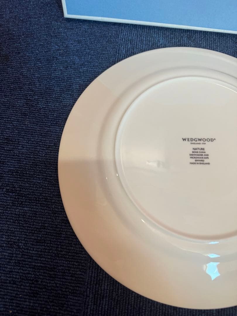 1910 ウエッジウッド　ネイチャー　白皿　27cm  未使用