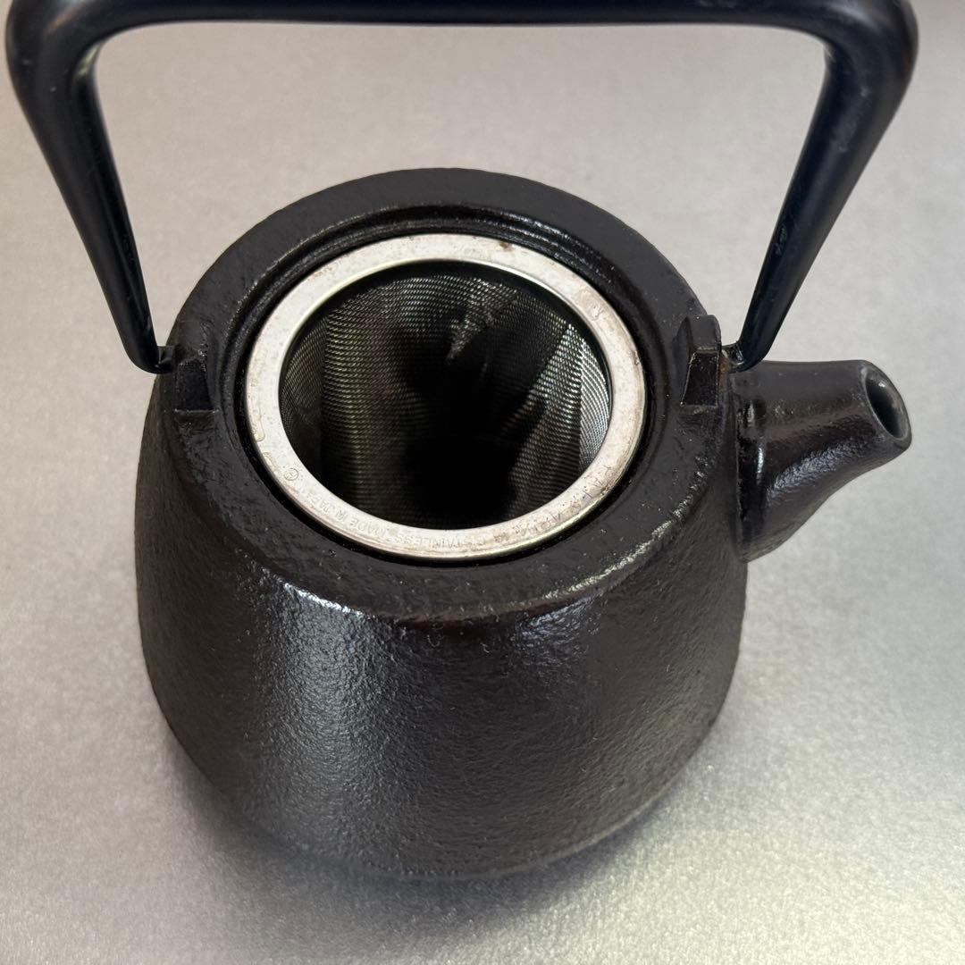 煎茶器 煎茶道具 鉄瓶 急須 350ml 小鉄瓶 瓶座 瓶台 【新品未使用】