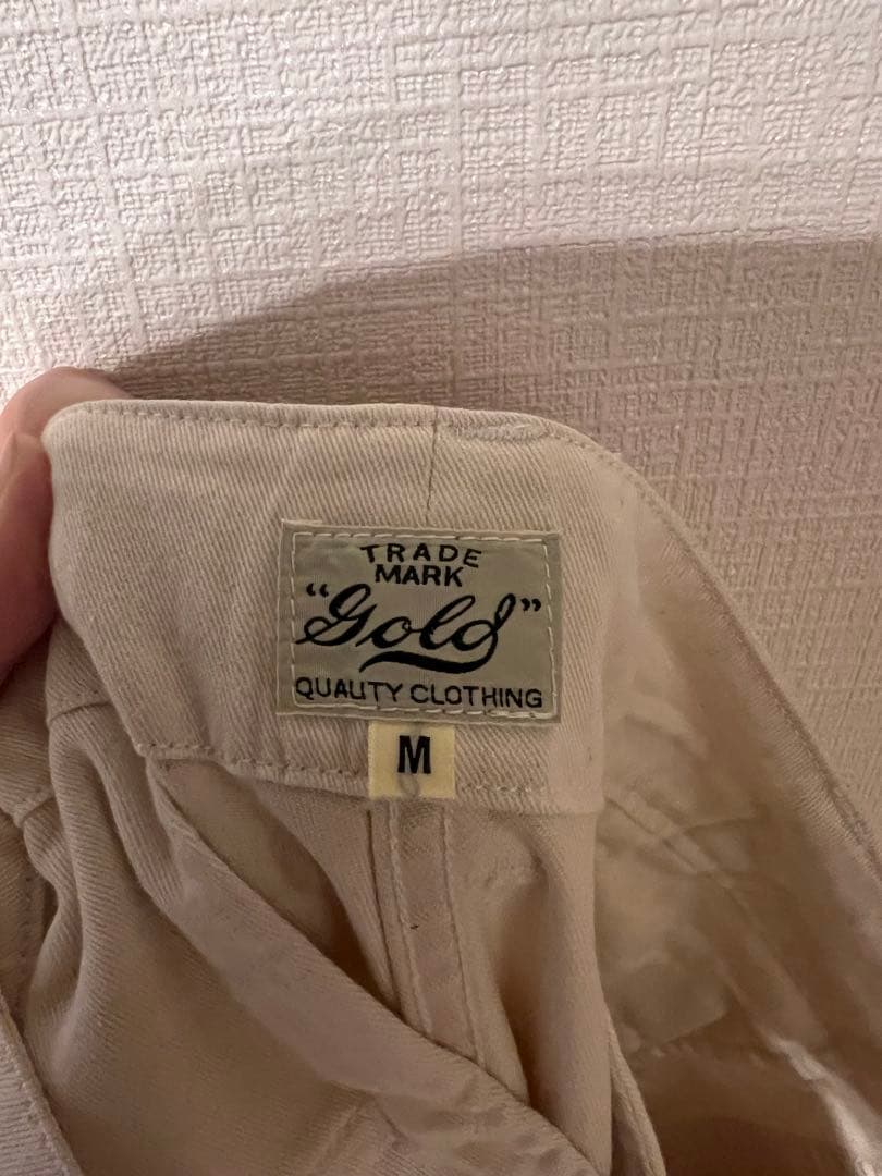 パンツ [GOLD] SELVEDGE WEAPON WIDE TROUSERS