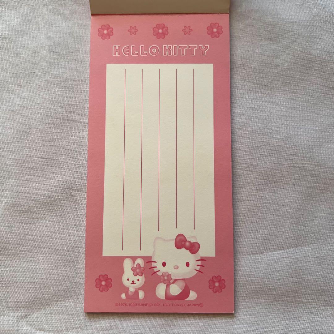 希少❤️キティちゃん　一筆せん　メモ帳　平成レトロ