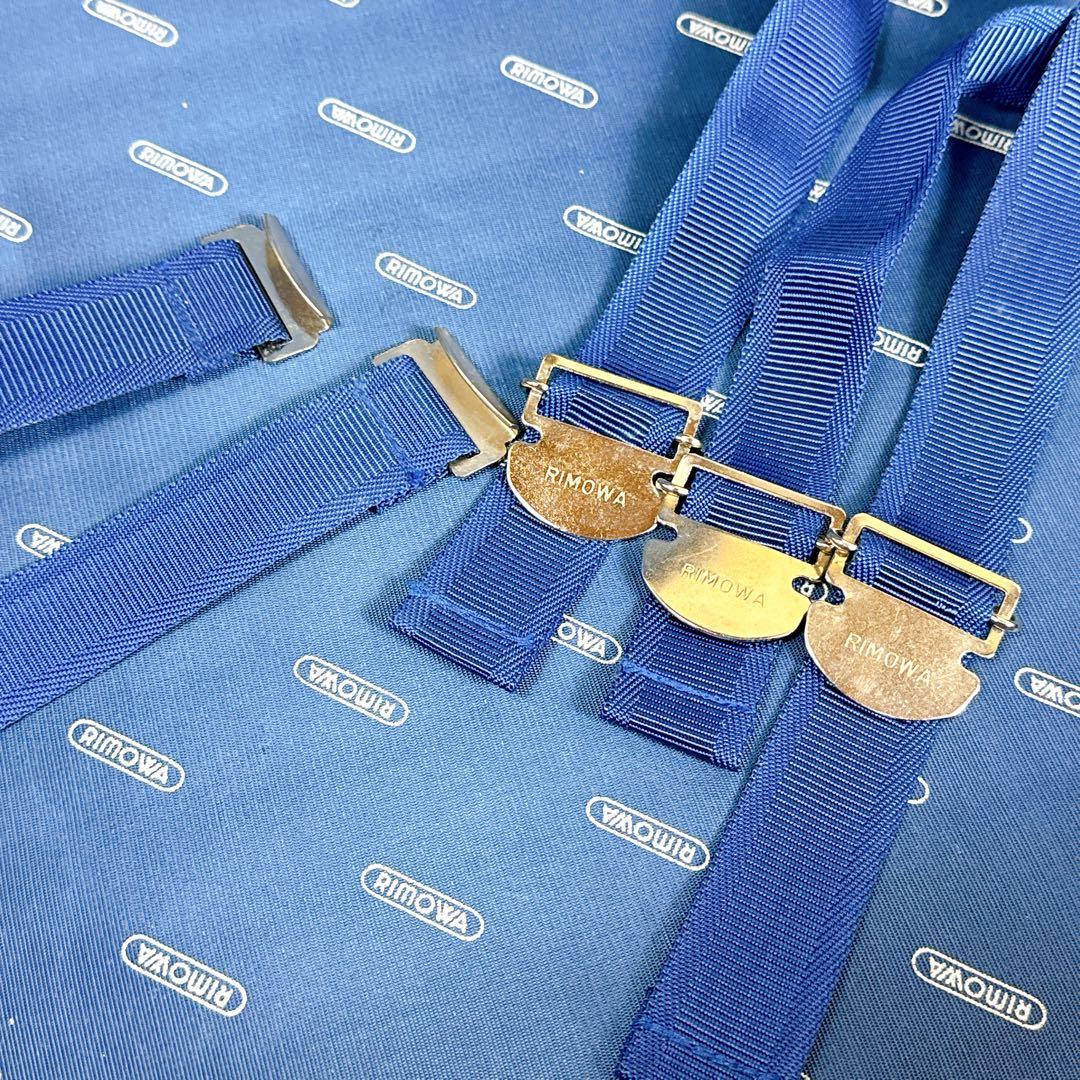 【希少】 RIMOWA 929.70 2輪ローリングトロリー ビンテージ 青ロゴ