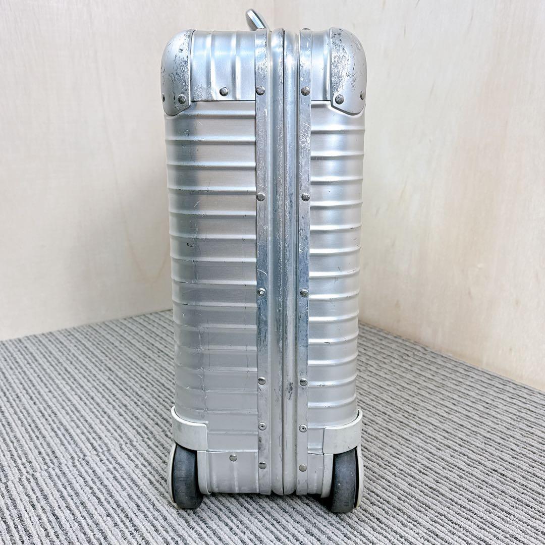 【希少】 RIMOWA 929.70 2輪ローリングトロリー ビンテージ 青ロゴ