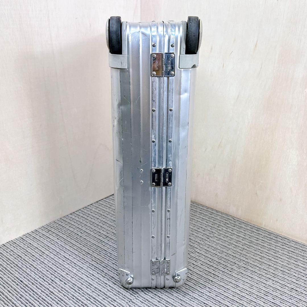 【希少】 RIMOWA 929.70 2輪ローリングトロリー ビンテージ 青ロゴ