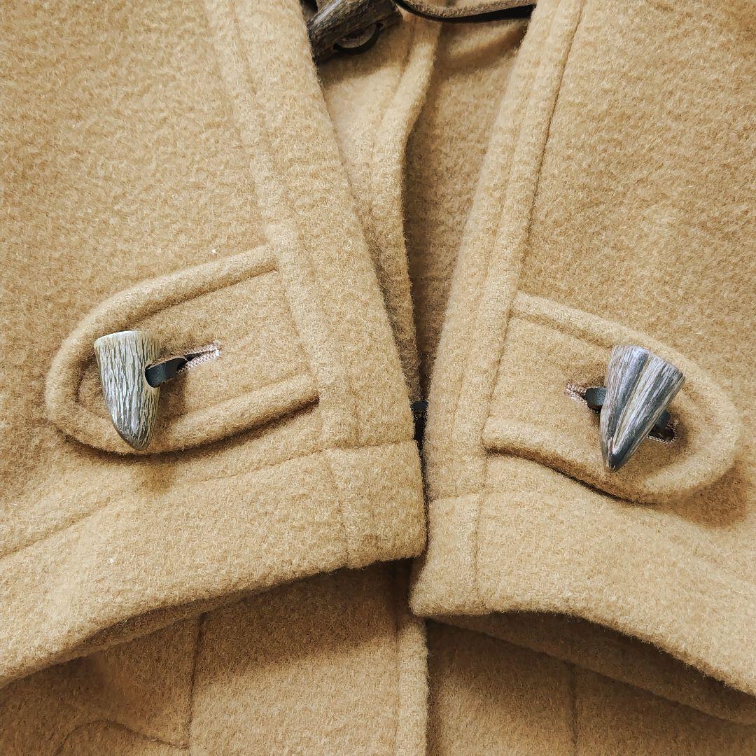 バーバリーズ　ダッフルコート　キャメル　ノバチェック　140