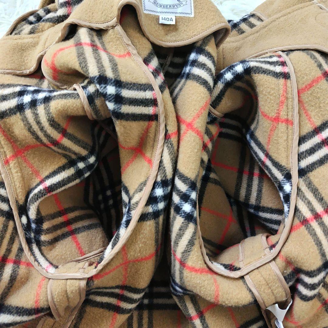 バーバリーズ　ダッフルコート　キャメル　ノバチェック　140