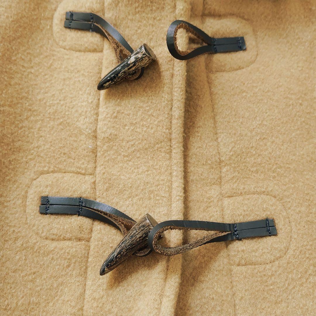 バーバリーズ　ダッフルコート　キャメル　ノバチェック　140