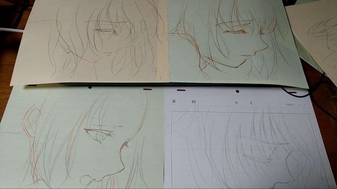 ローゼンメイデン　水銀燈　直筆原画