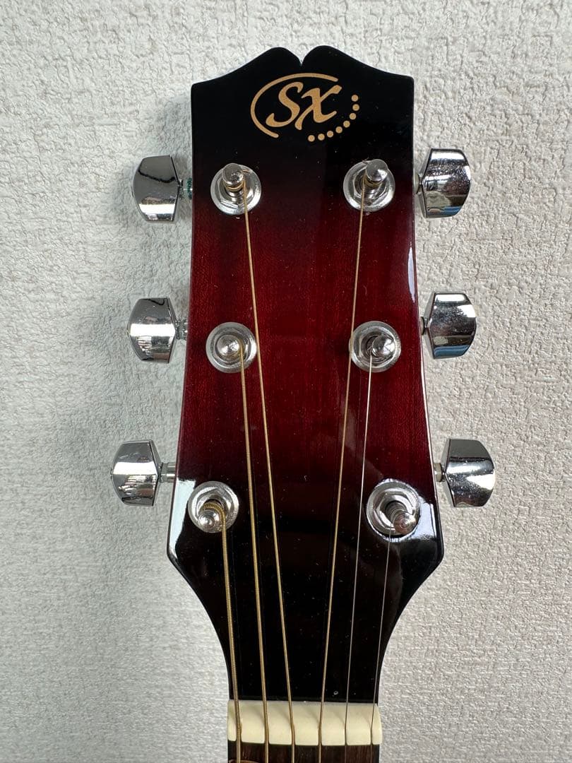 未使用品 アコースティックギター SX DG1K/VS レッド ※31※