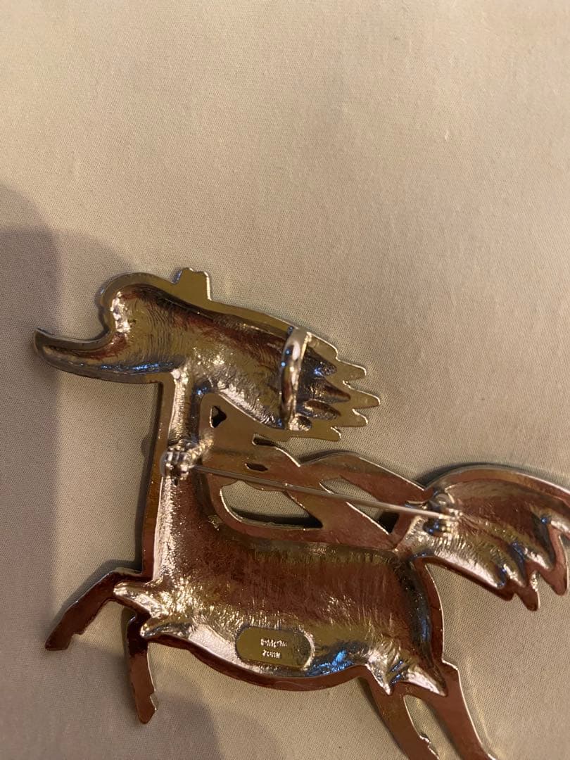 な*し様 ムーミン谷　サーカスの馬のブローチ&ペンダントトップ