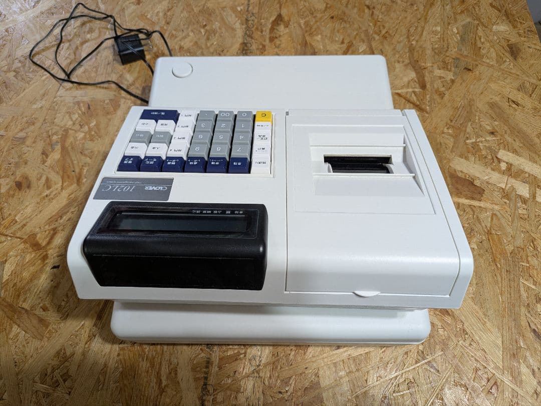 CL-102LC ホワイト 　レジスター+ドロアー付き