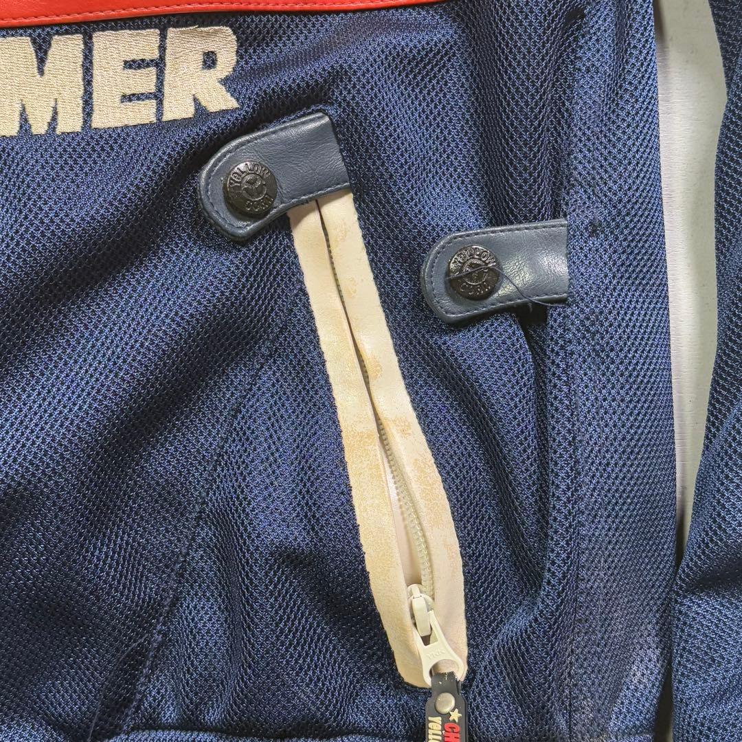 YELLOW CORN ライダースジャケット　メッシュ　スレッジハマー　XL