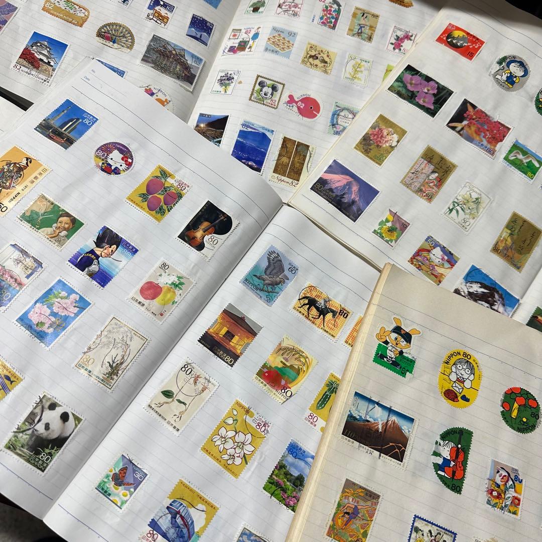 昭和50年〜　切手集　約1万枚　日本/海外