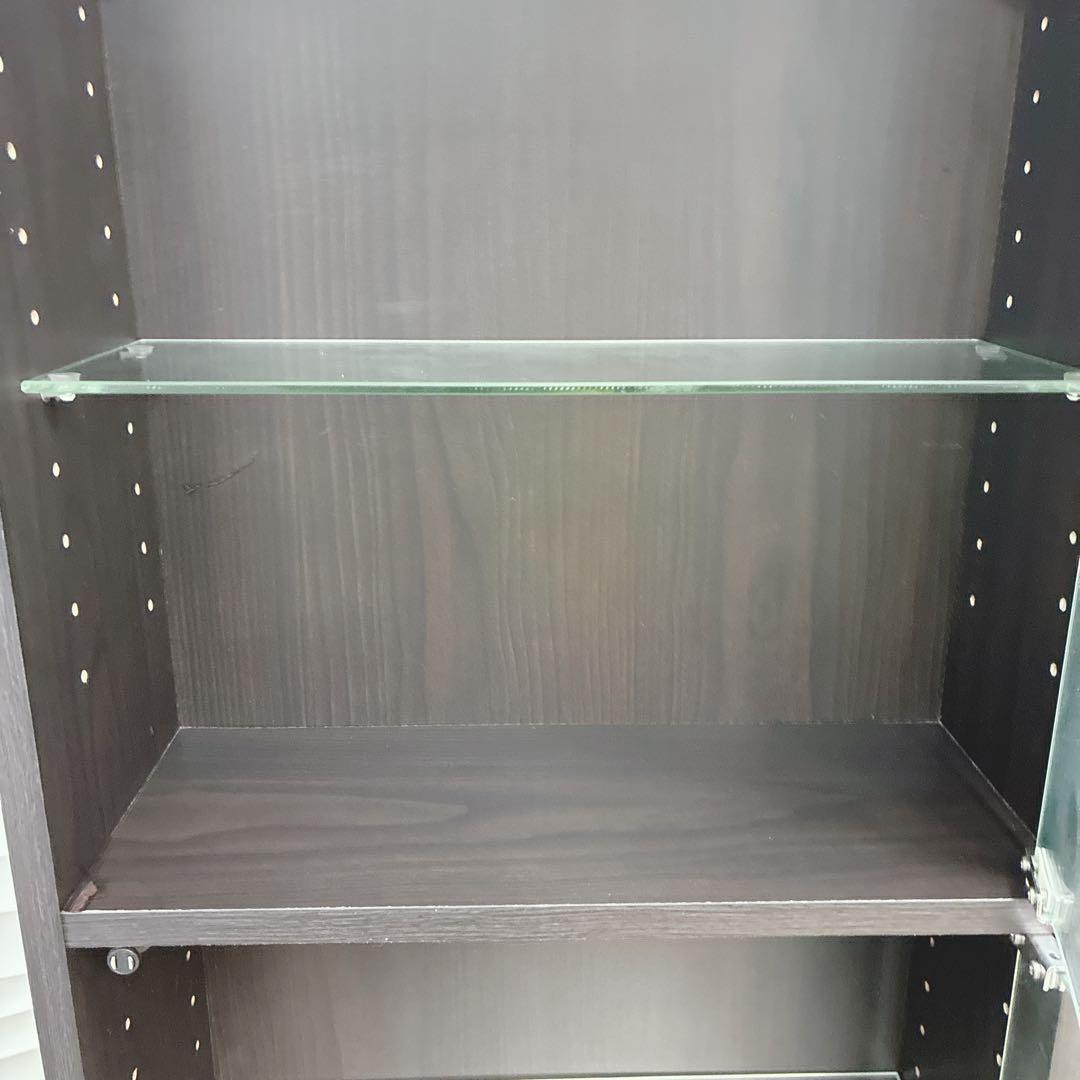 ①◇大阪府 神戸市 配達料無料！◇不二貿易◇ガラスコレクションケース◇ハイタイプ