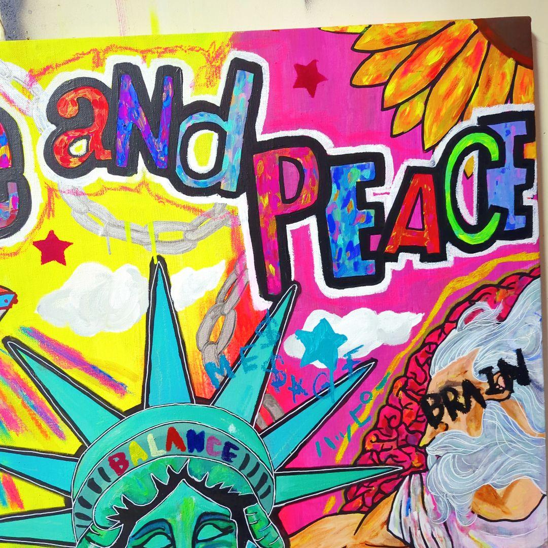 【一点物:原画】LOVE and PEACE《F40号》