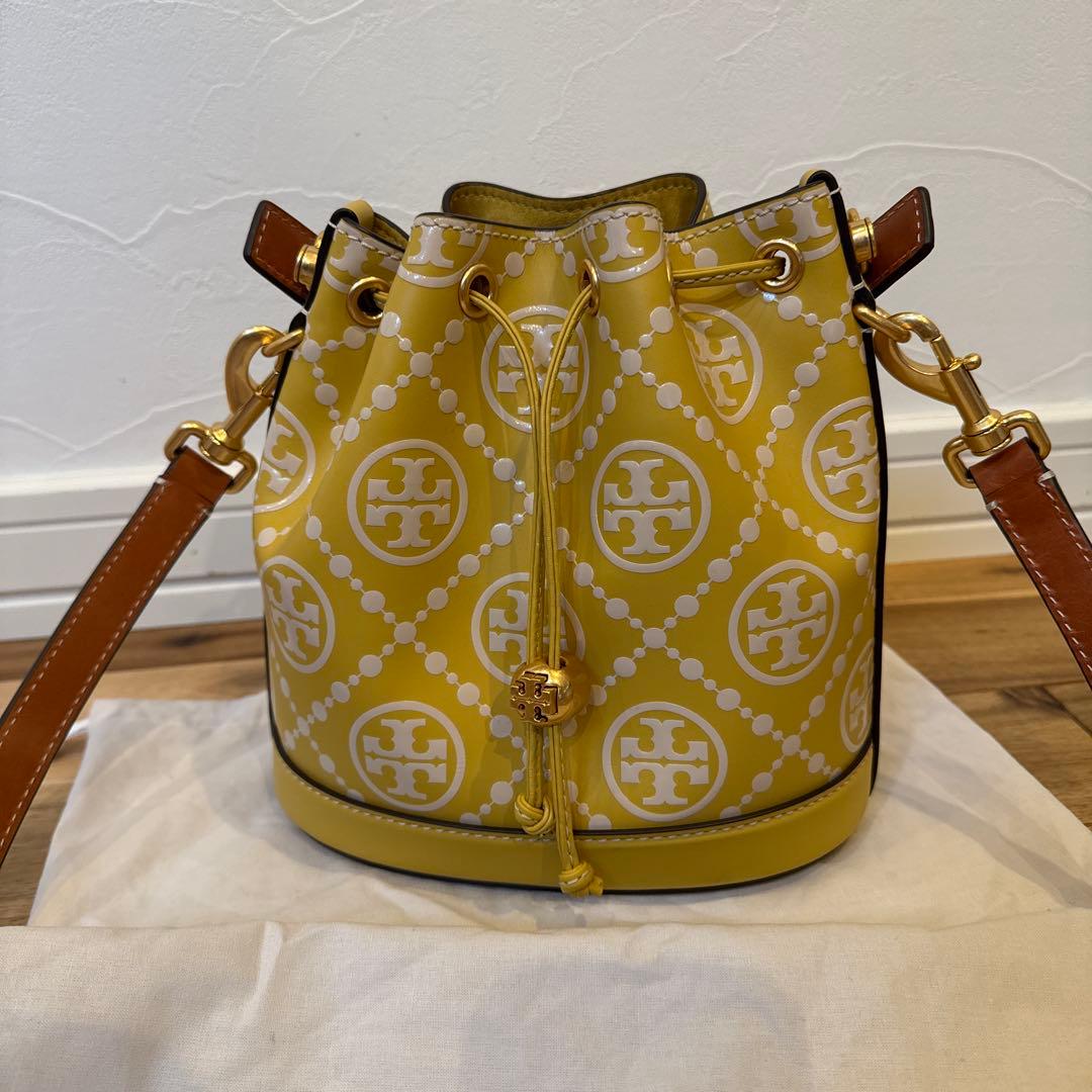 Tory Burch バケットバック　イエロー