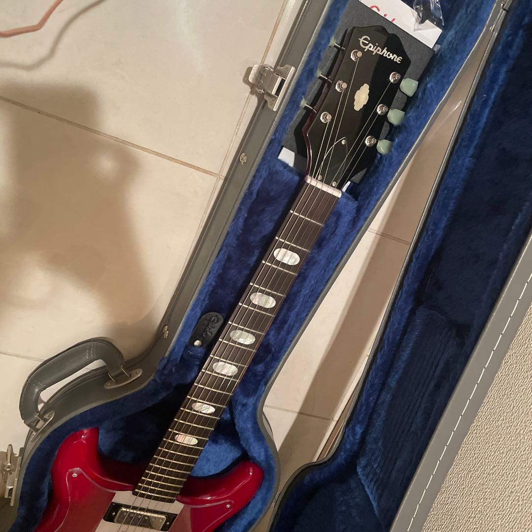 Epiphone クレストウッドカスタム　レッドエレキギター