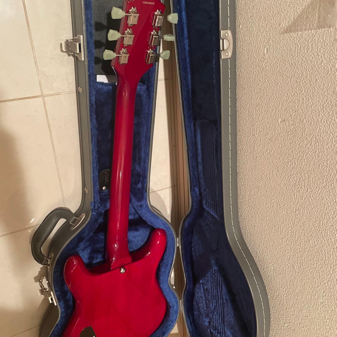 Epiphone クレストウッドカスタム　レッドエレキギター