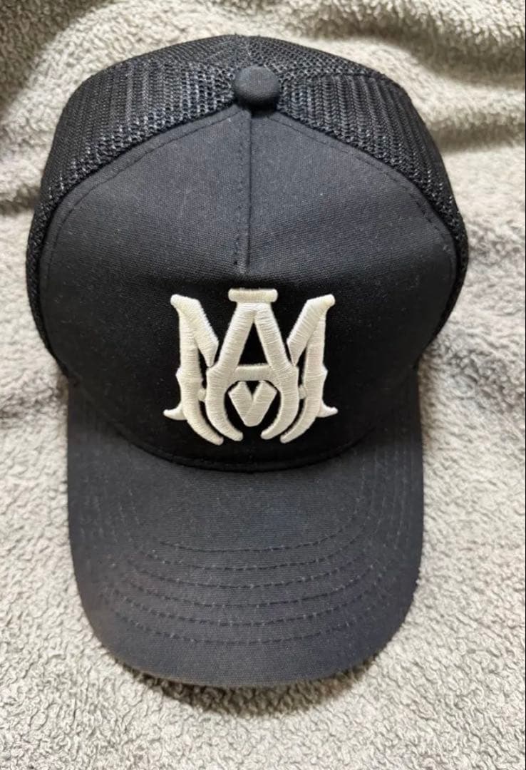 Amiri アミリ ロゴ刺繍 ベースボール キャップ