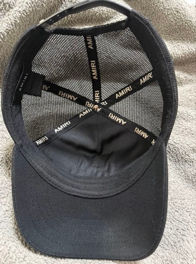 Amiri アミリ ロゴ刺繍 ベースボール キャップ