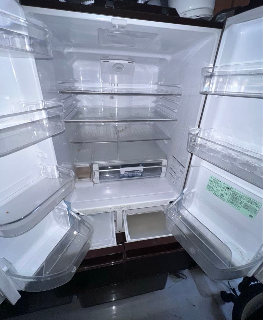 HITACHI ノンフロン冷蔵庫 R-X5200F ブラウン