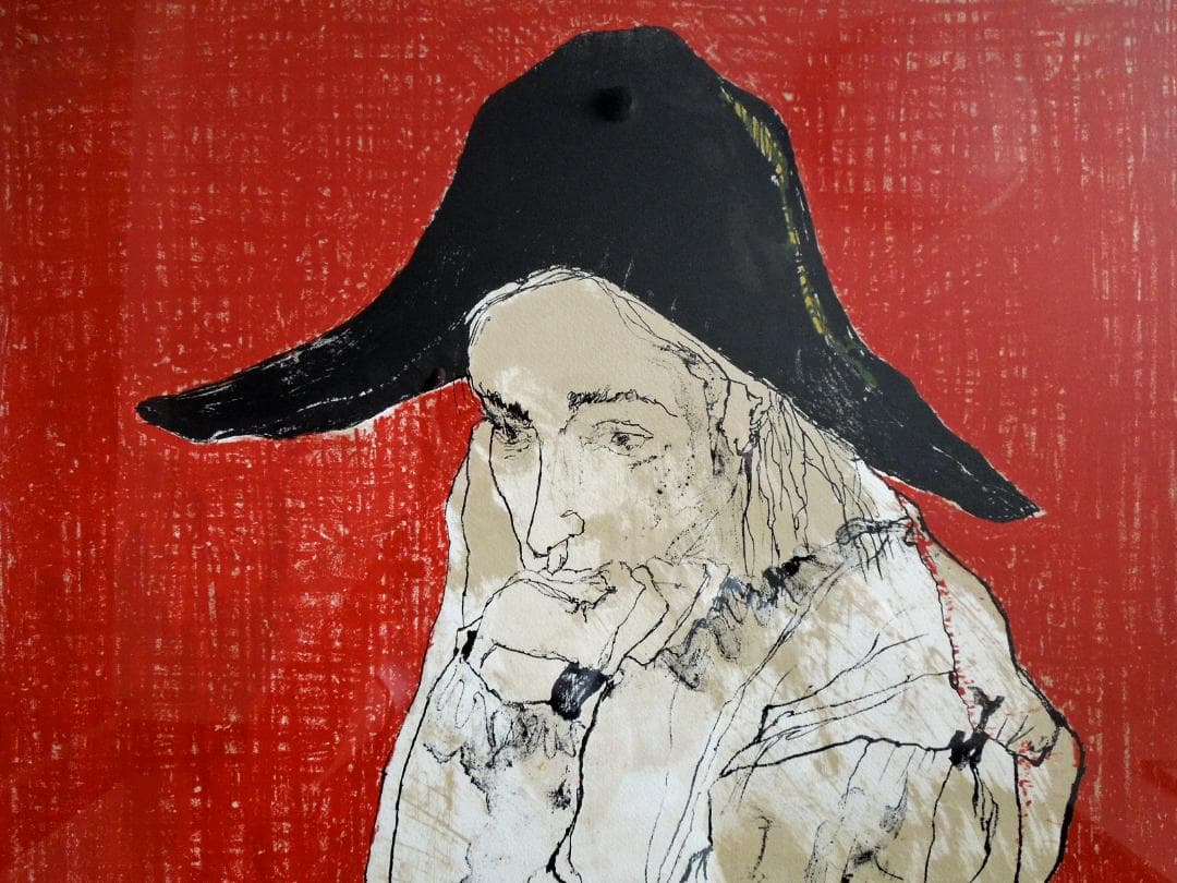 レア　真作　1977年　ジャン　ジャンセン　大判　直筆サイン　ピカソ　ダリ