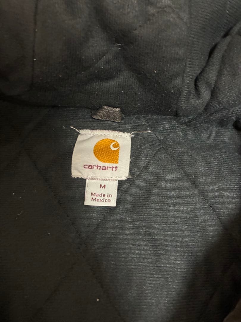 【美品】カーハート アクティブジャケット アクティブパーカー BLK