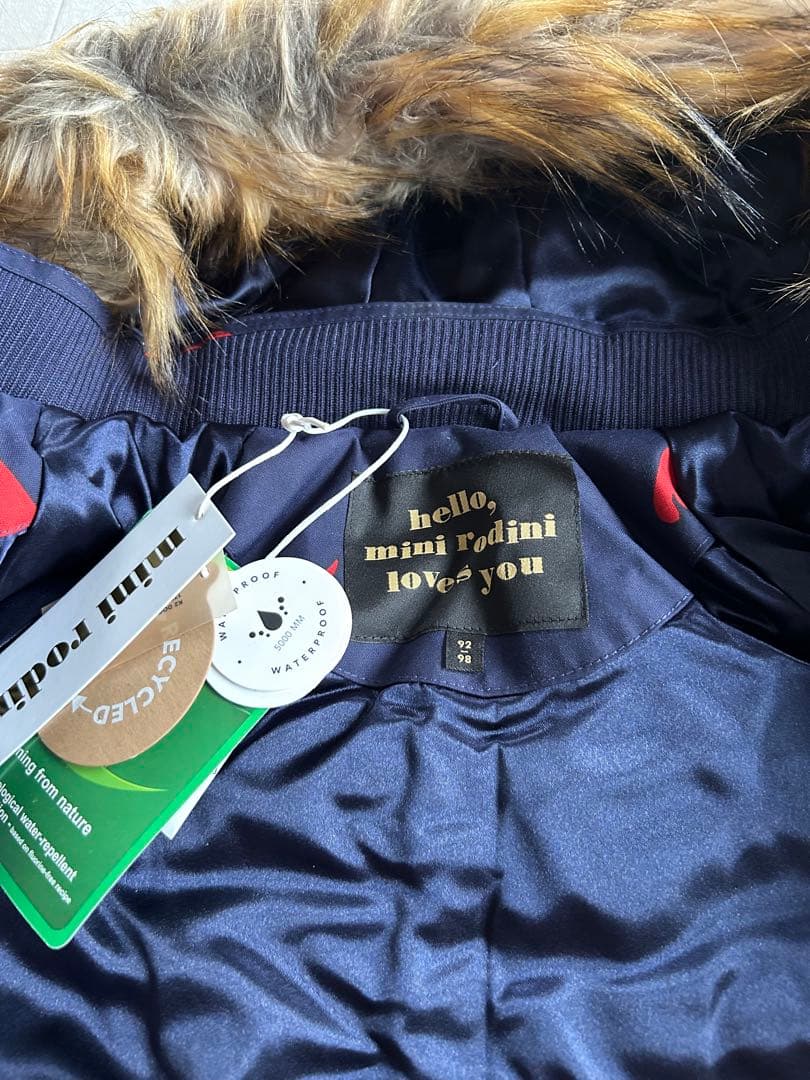 ミニロディーニ|ダックス犬柄ジャケット|size92-98